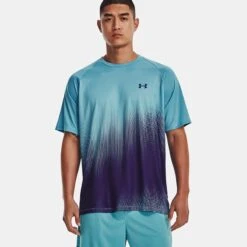 Under Armour Men's UA Tech™ Fade T-Shirt Glacier Blue / Sonar Blue - Tall