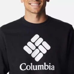 Columbia Men's Trek™ Crew Sweatshirt Black -Guin Sales Store 1957933 017 a2