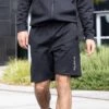 Men's Nathan Technical Fleece Shorts Black / Silver -Guin Sales Store 4t5a0649 1 1