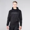 Men's Zack Fleece Pullover Hoodie Black / Dark Grey / Silver