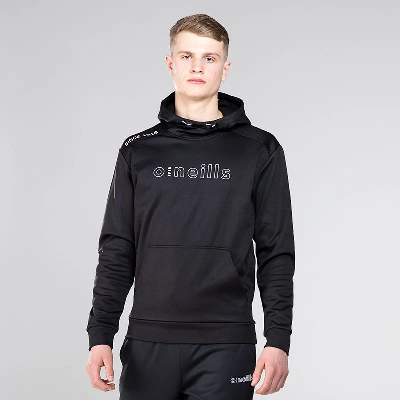 Men's Zack Fleece Pullover Hoodie Black / Dark Grey / Silver 3 Men's Zack Fleece Pullover Hoodie Black / Dark Grey / Silver