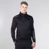 Men's Zack Half Zip Top Black / Silver -Guin Sales Store 4t5a0839