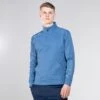 Men's Zack Technical Fleece Half Zip Top Blue / Silver -Guin Sales Store 4t5a0844