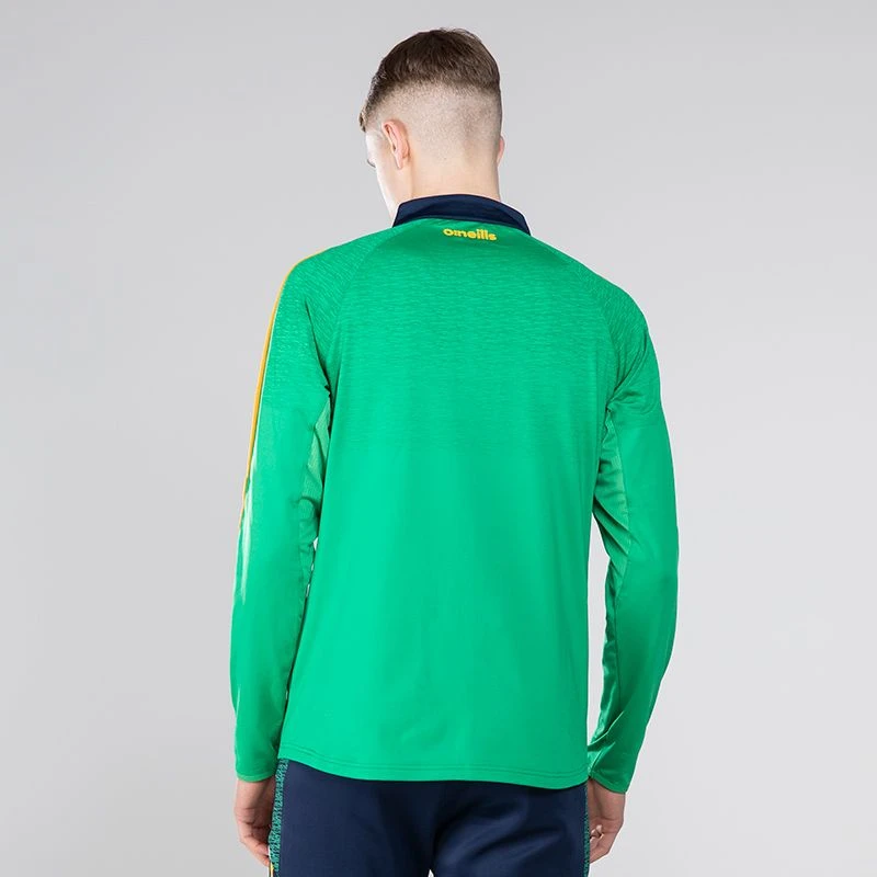 Men's Ohio Éire Brushed Half Zip Top Green / Marine / Amber 4 Men's Ohio Éire Brushed Half Zip Top Green / Marine / Amber - Image 2