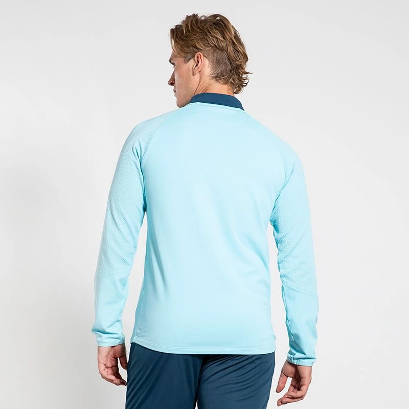 O'Neills Men's Adapt Brushed Half Zip Top Blue / Marine 4 O'Neills Men's Adapt Brushed Half Zip Top Blue / Marine - Image 2