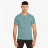Puma Men's Formknit Seamless Training T-Shirt Mineral Blue -Guin Sales Store 521556 50 mod01