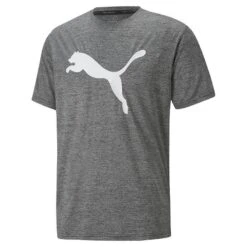 Puma Men's Favourite Heather Cat Training T-Shirt Black Heather
