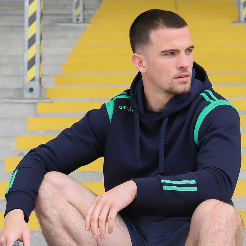 Men's Loxton Hooded Top Marine / Green 3 Men's Loxton Hooded Top Marine / Green