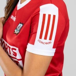 Cork GAA Women's Fit Home Jersey 2023 -Guin Sales Store am3a0009