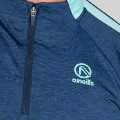 Men's Defender Brushed Half Zip Top Marine / Green / Marine -Guin Sales Store am3a0048 1