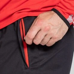 Men's Cody Training Shorts Black / Red / Grey -Guin Sales Store am3a0100 1