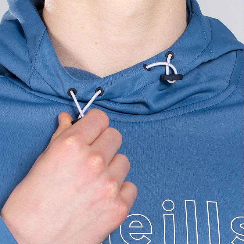 Men's Zack Fleece Pullover Hoodie Blue / Marine / Silver 7 Men's Zack Fleece Pullover Hoodie Blue / Marine / Silver - Image 5