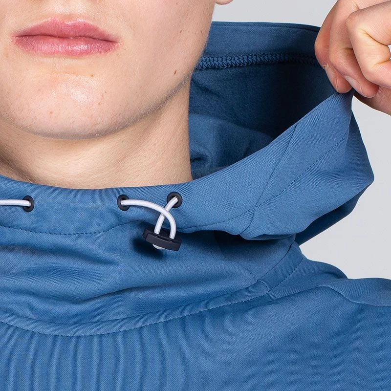 Men's Zack Fleece Pullover Hoodie Blue / Marine / Silver 6 Men's Zack Fleece Pullover Hoodie Blue / Marine / Silver - Image 4