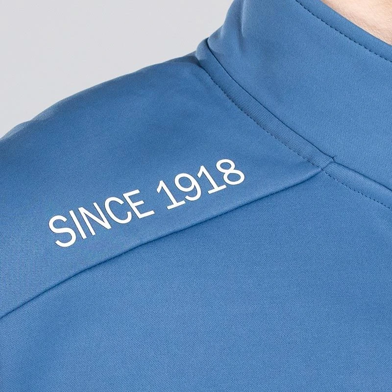 Men's Zack Technical Fleece Half Zip Top Blue / Silver 7 Men's Zack Technical Fleece Half Zip Top Blue / Silver - Image 5