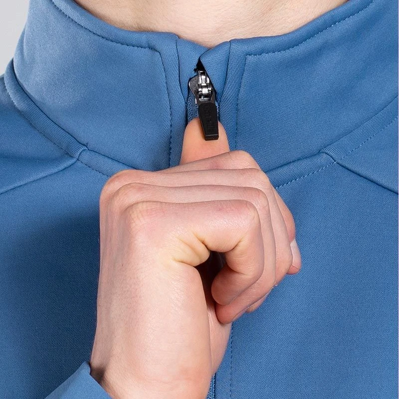 Men's Zack Technical Fleece Half Zip Top Blue / Silver 5 Men's Zack Technical Fleece Half Zip Top Blue / Silver - Image 3