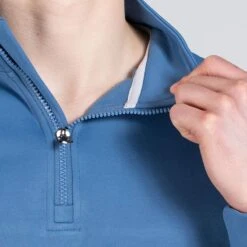 Men's Zack Technical Fleece Half Zip Top Blue / Silver 12 Men's Zack Technical Fleece Half Zip Top Blue / Silver -Guin Sales Store am3a0309