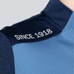 Men's Zack Brushed Half Zip Top Blue / Marine -Guin Sales Store am3a0328