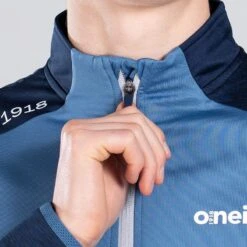 Men's Zack Brushed Half Zip Top Blue / Marine -Guin Sales Store am3a0330