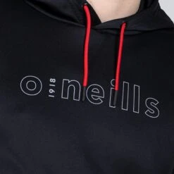Men's Cody Hybrid Pullover Hoodie Black / Red / Grey -Guin Sales Store am3a0412