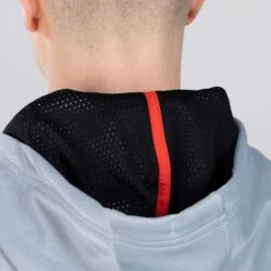 Men's Cody Hybrid Pullover Hoodie Grey / Black / Red -Guin Sales Store am3a0420