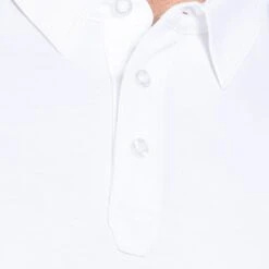 Men's Pima Cotton Polo Shirt White -Guin Sales Store am3a1614