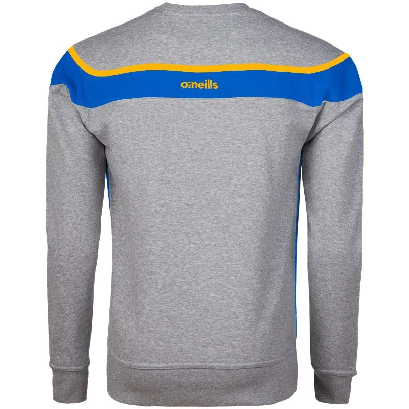 Men's Auckland Fleece Crew Neck Sweatshirt Grey / Royal / Amber 4 Men's Auckland Fleece Crew Neck Sweatshirt Grey / Royal / Amber - Image 2