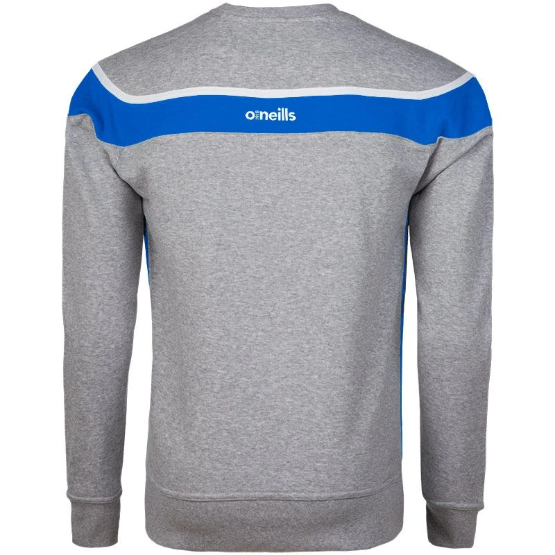 Men's Auckland Fleece Crew Neck Sweatshirt Grey / Royal / White 4 Men's Auckland Fleece Crew Neck Sweatshirt Grey / Royal / White - Image 2