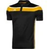Men's Auckland Polo Shirt Black / Amber / White -Guin Sales Store auckland k20 polo blk amb wht 1 1