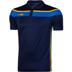 Men's Auckland Polo Shirt Marine / Royal / Amber