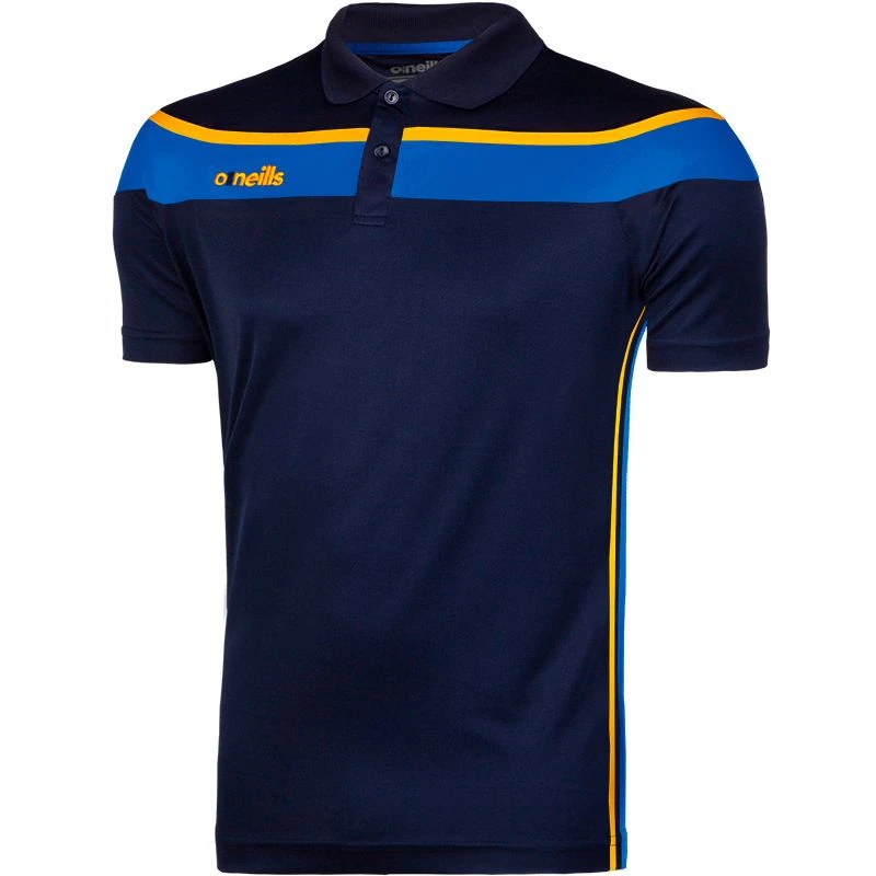 Men's Auckland Polo Shirt Marine / Royal / Amber 3 Men's Auckland Polo Shirt Marine / Royal / Amber