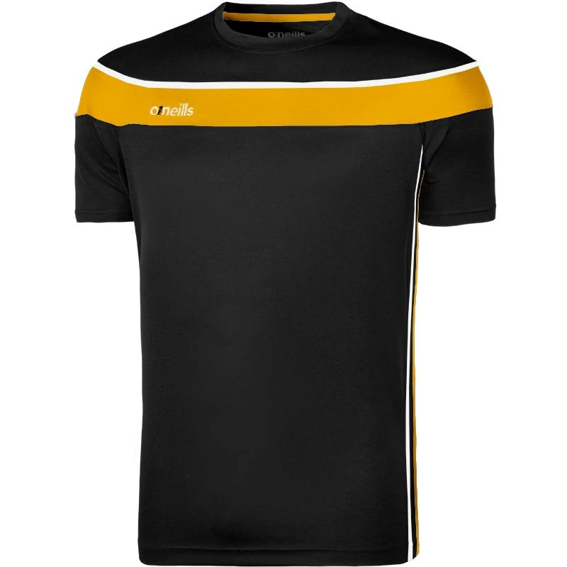 Men's Auckland T-Shirt Black / Amber / White 3 Men's Auckland T-Shirt Black / Amber / White