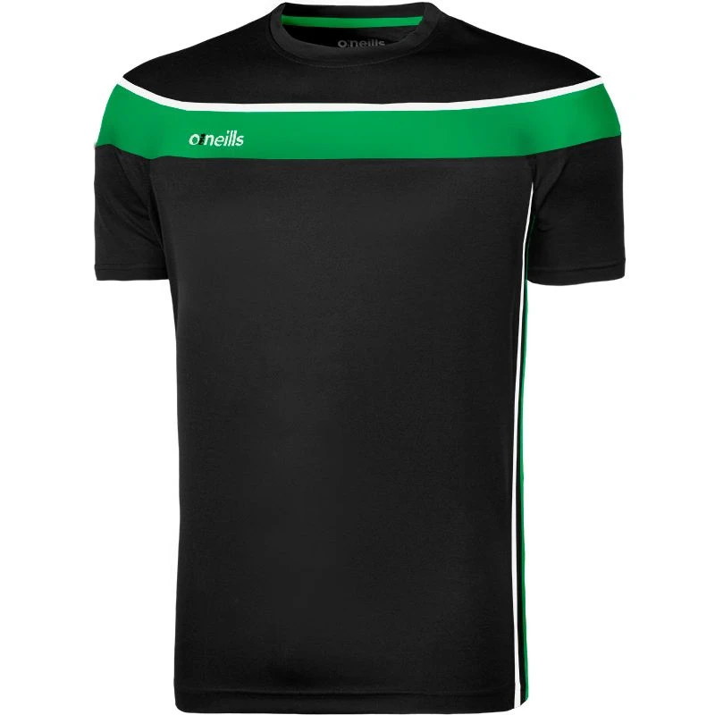 Men's Auckland T-Shirt Black / Green / White 3 Men's Auckland T-Shirt Black / Green / White