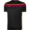 Men's Auckland T-Shirt Black / Maroon / Amber -Guin Sales Store auckland tee blk maroon amb 1