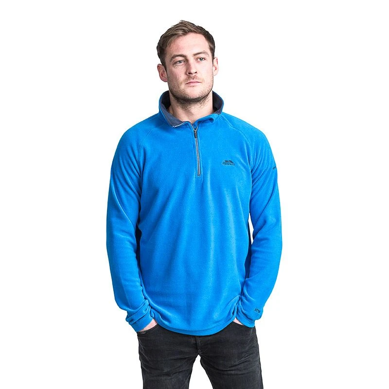 Trespass Men's Half Zip Microfleece Blackford Bright Blue 3 Trespass Men's Half Zip Microfleece Blackford Bright Blue