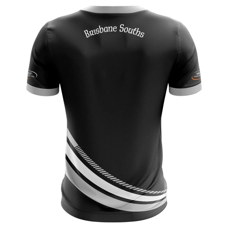 Brisbane Souths GFC Jersey (ESB - Black) 4 Brisbane Souths GFC Jersey (ESB - Black) - Image 2