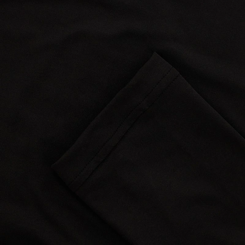 Men's Cathal Brushed Half Zip Top Black / Red 7 Men's Cathal Brushed Half Zip Top Black / Red - Image 5