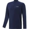 Men's Cathal Brushed Half Zip Top Marine -Guin Sales Store cathal 122 hz brush top mar 1
