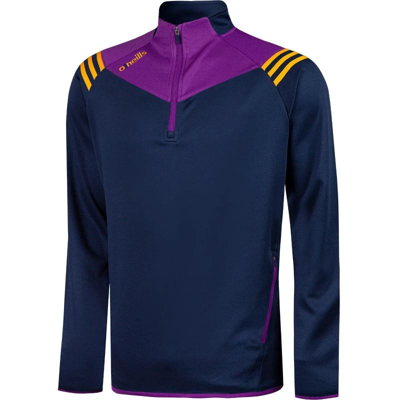 Men's Colorado Half Zip Squad Top Marine / Purple / Amber 3 Men's Colorado Half Zip Squad Top Marine / Purple / Amber