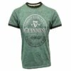 Guinness Men's Label T-Shirt Green Grindle 2 Guinness Men's Label T-Shirt Green Grindle -Guin Sales Store g1345 01