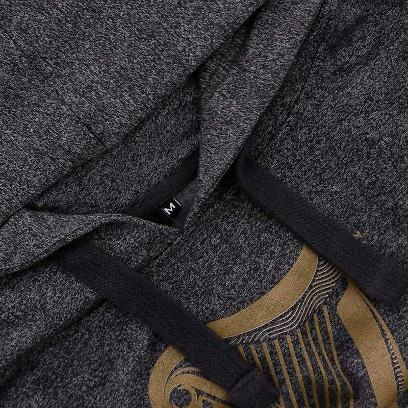Guinness Men's Grindle Hoodie Charcoal 8 Guinness Men's Grindle Hoodie Charcoal - Image 6