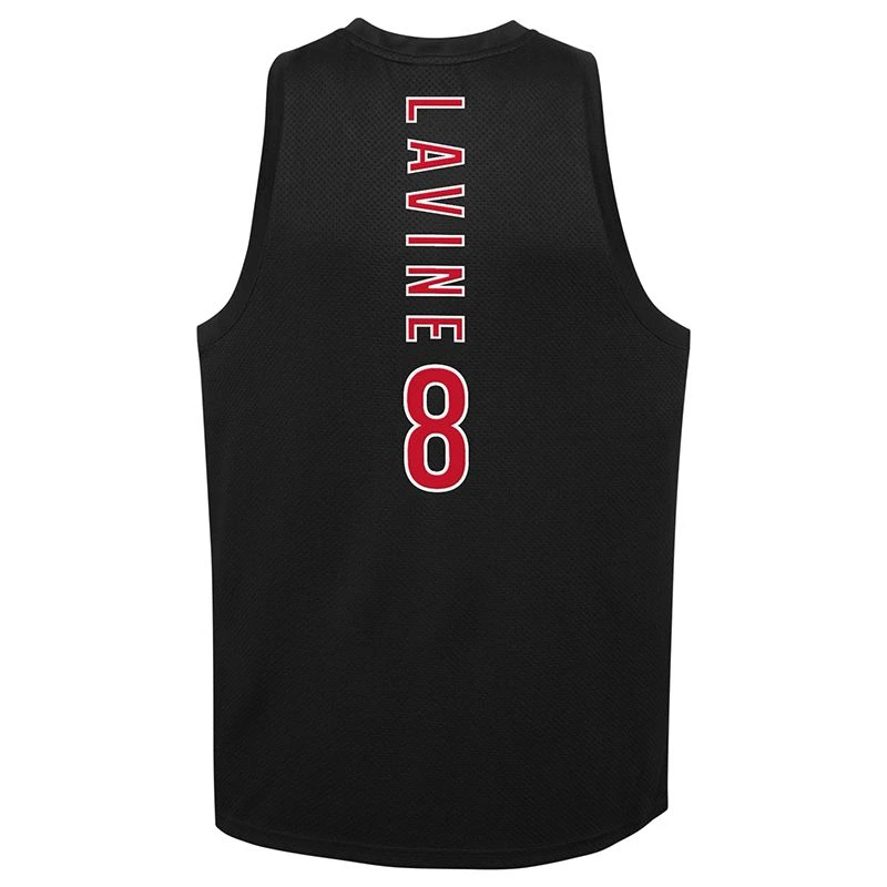 Men's Chicago Bulls N&N Tank Black / White / Red 4 Men's Chicago Bulls N&N Tank Black / White / Red - Image 2