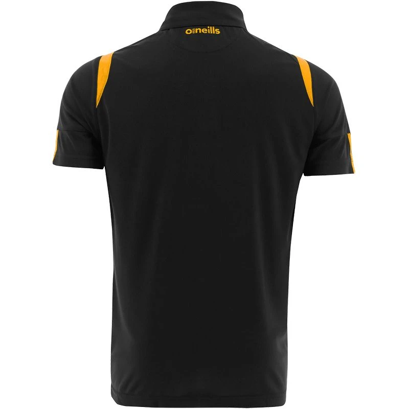 Men's Loxton Polo Shirt Black / Amber 4 Men's Loxton Polo Shirt Black / Amber - Image 2