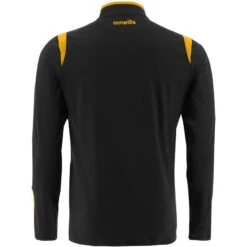 Men's Loxton Brushed Half Zip Top Black / Amber -Guin Sales Store loxton 122 hz br top blk amb 2