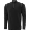 Men's Loxton Brushed Half Zip Top Black / Grey -Guin Sales Store loxton 122 hz br top blk gun 1 1