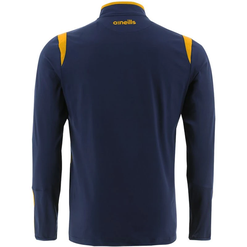 Men's Loxton Brushed Half Zip Top Marine / Amber 4 Men's Loxton Brushed Half Zip Top Marine / Amber - Image 2