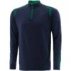 Men's Loxton Brushed Half Zip Top Marine / Bottle -Guin Sales Store loxton 122 hz brushed top mar bott 2s 1