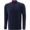 Men's Loxton Brushed Half Zip Top Marine / Maroon -Guin Sales Store loxton 122 hz brushed top mar maroon 2s 1