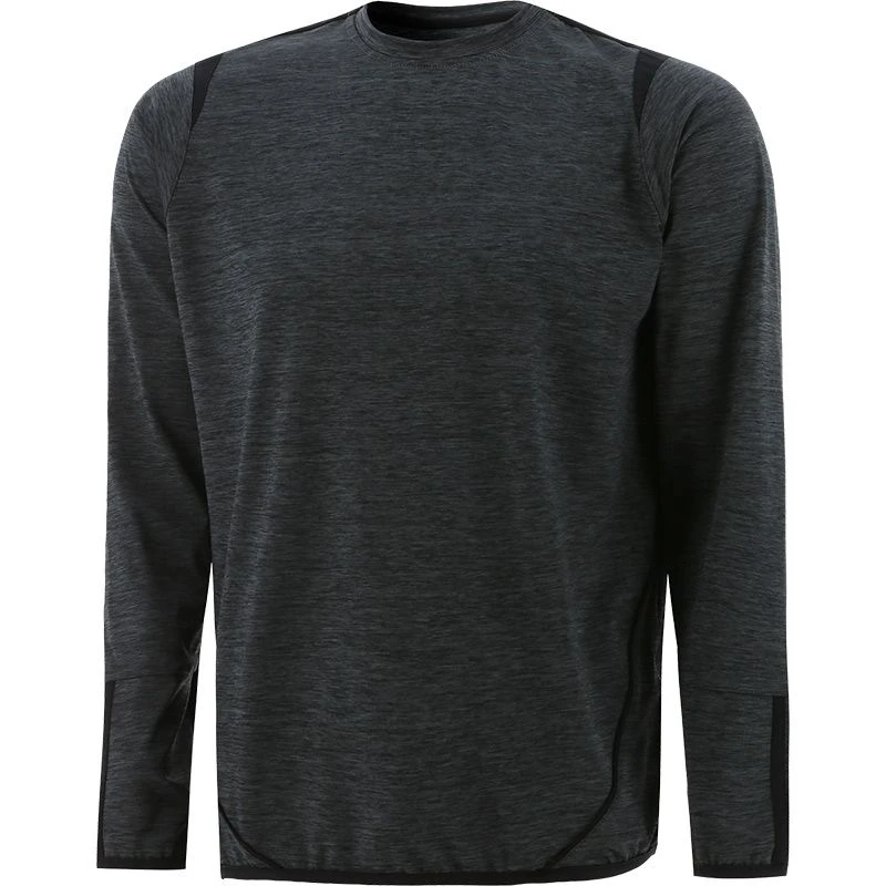 Men's Loxton Brushed Crew Neck Top Black 3 Men's Loxton Brushed Crew Neck Top Black