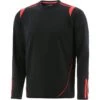 Men's Loxton Brushed Crew Neck Top Black / Red -Guin Sales Store loxton 183 brushed crew neck blk red 2s 1