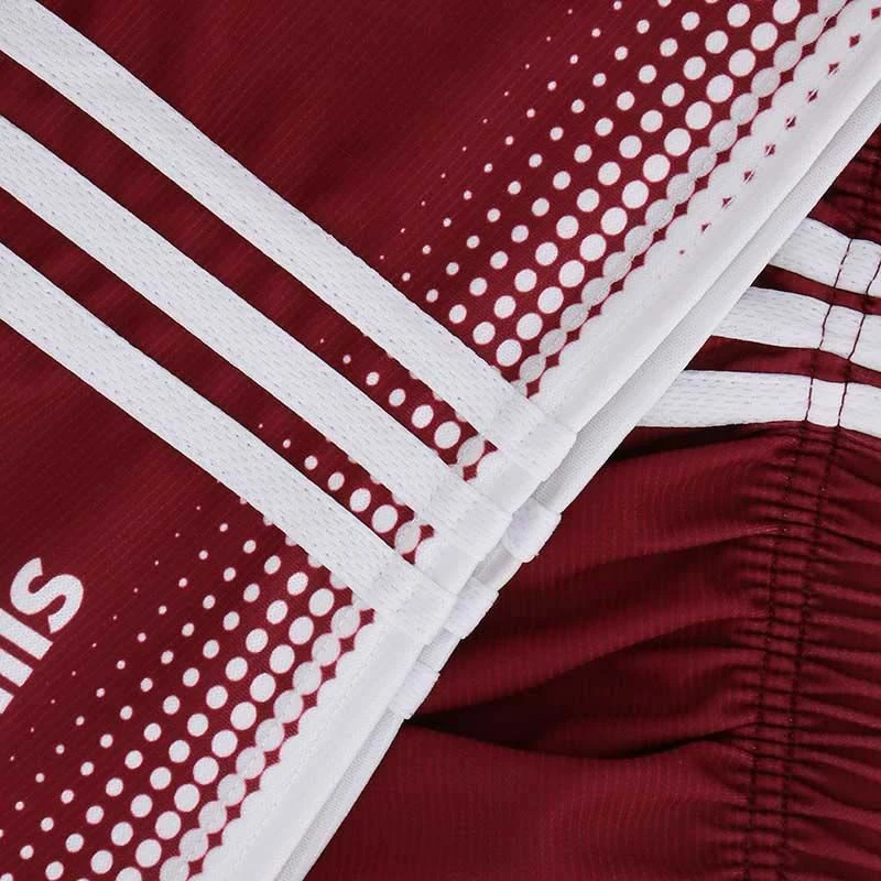 Nelson Shorts Maroon / White 6 Nelson Shorts Maroon / White - Image 4